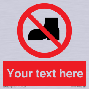 Custom No outdoor footwear